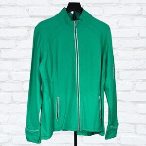 Green Full Zip Athletic Jacket 2X Kirkland Signature